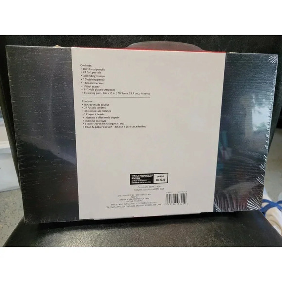 Artist’s Loft Wood Box Case-  Drawing Set 50 Pieces - Brand New - Picture 7 of 8